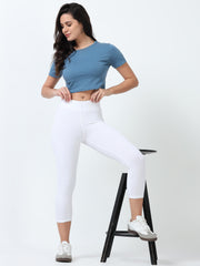 Cotton Spandex Capri