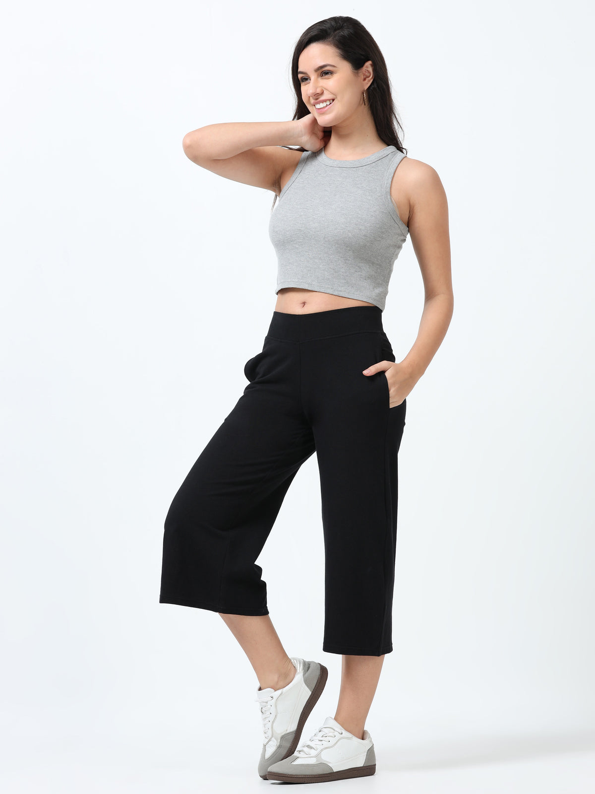 Cotton Spandex Cropped length